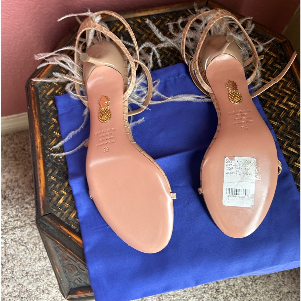 Dark Nude Ponza Sandal from Aquazzura size 38